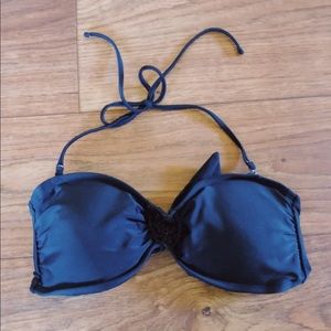 black bikini top